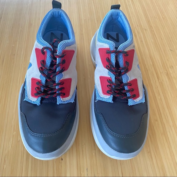 Zara Womens Trafaluc Shoes Multicolor Sneakers Euro Sz 38 Us 7.5 chunky - Picture 3 of 7